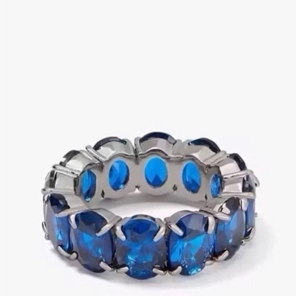 kate spade Silver Eternity Ring with Sapphire Crystals